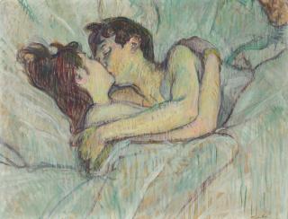 Henri De Toulouse-Lautrec - Au Lit: Le Baiser