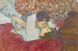 Henri De Toulouse-Lautrec - Au Lit: Le Baiser