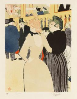 Henri de Toulouse-Lautrec - Au Moulin Rouge, la Goulue et sa soeur