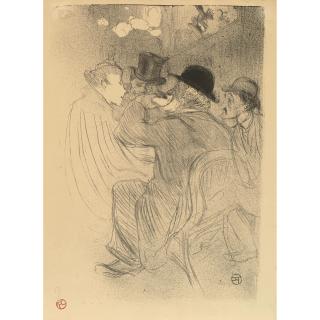 Henri de Toulouse-Lautrec - Au Moulin Rouge: Un Rude! Un vrai rude! (At the Moulin Rouge: A Ruffian! A true Ruffian!)