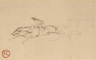 Henri de Toulouse-Lautrec - Aux Courses
