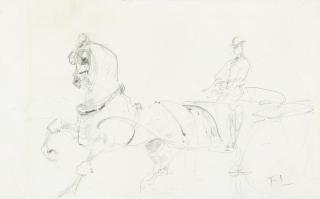 Henri De Toulouse-Lautrec - Calèche Et Cheval