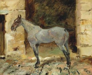 Henri de Toulouse-Lautrec - Cheval attaché