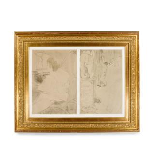 Henri De Toulouse-Lautrec - Couverture De L\'Estampe Originale (Album De Clôture)