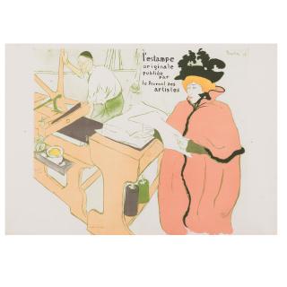 Henri de Toulouse-Lautrec - Couverture de L\'Estampe originale