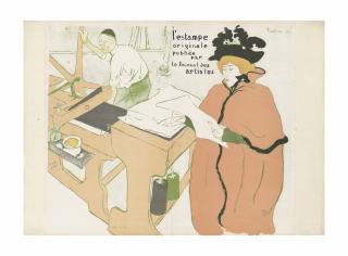 Henri De Toulouse-Lautrec - Couverture de L\'Estampe originale