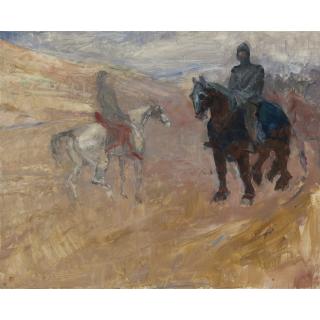 Henri De Toulouse-Lautrec - Deux Chevaliers En Armure