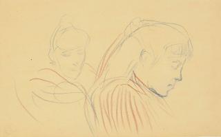 Henri De Toulouse-Lautrec - Deux têtes de femme