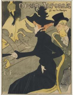 Henri de Toulouse-Lautrec - Divan Japonais (D. 341; W. P 11; Adr. 8)