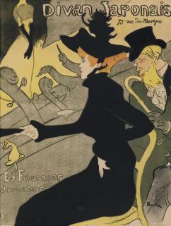 Henri De Toulouse-Lautrec - Divan Japonais (Delteil 341; Wittrock P11; Adriani 8)
