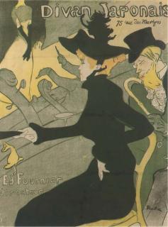 Henri de Toulouse-Lautrec - Divan Japonais (Deltiel 341; Wittrock P11; Adriani 8)
