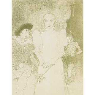 Henri De Toulouse-Lautrec - French a L\'Opera, Madame Caron Dans Faust (Delteil 49)