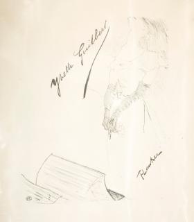 Henri de Toulouse-Lautrec - Frontispiece pour Yvette Guilbert