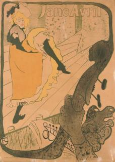 Henri de Toulouse-Lautrec - Jane Avril (D. 345; A. 12; Adr. 11; W. P6)
