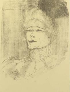 Henri De Toulouse-Lautrec - Jeanne Granier (D. 154; W. 250; Adr. 264)