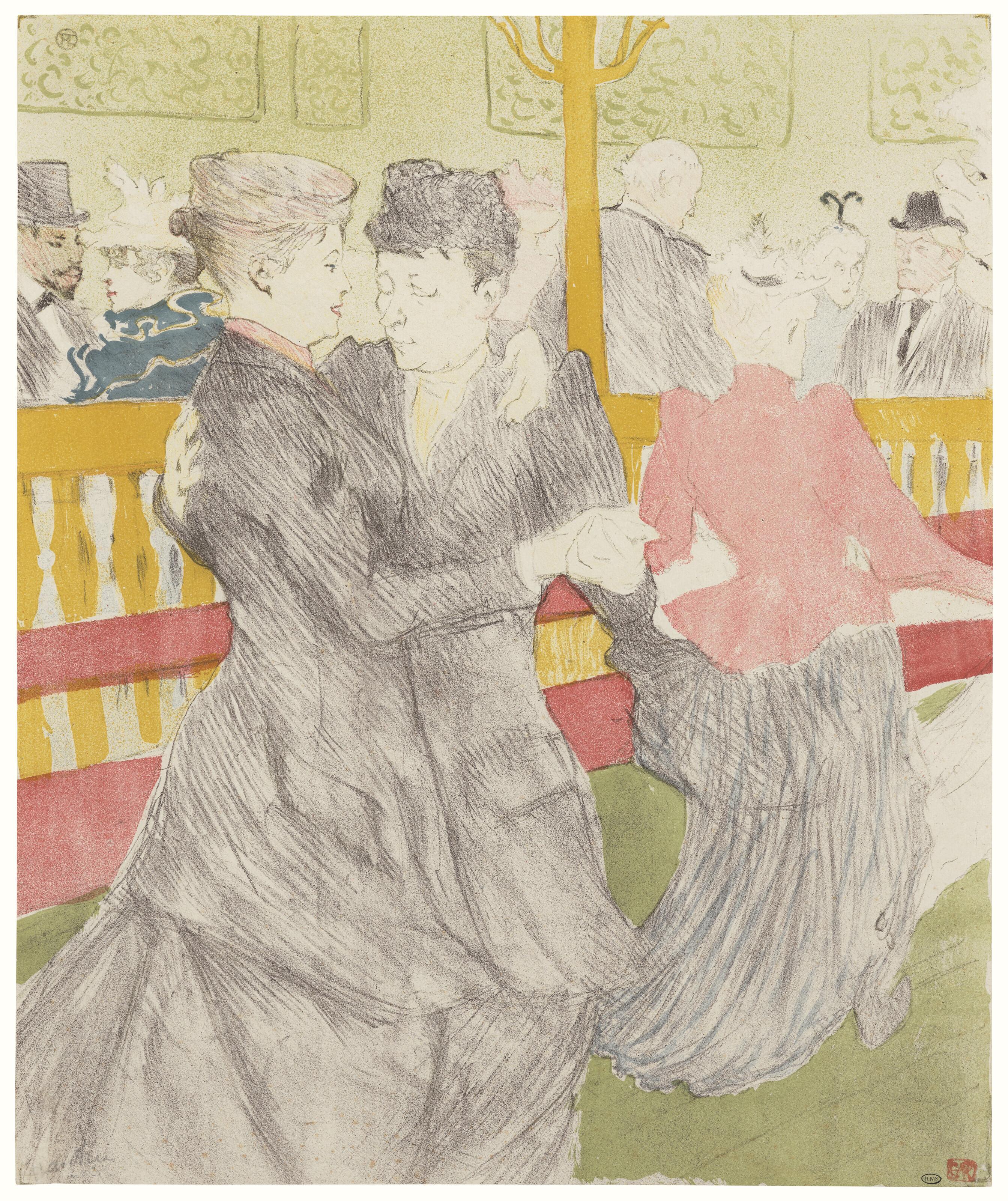 Henri De Toulouse-Lautrec - La Danse au Moulin Rouge