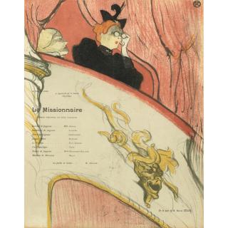 Henri De Toulouse-Lautrec - La loge au mascaron doré (Theater Box with a Gilded Mask)