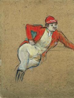 Henri de Toulouse-Lautrec - La Macarona en jockey