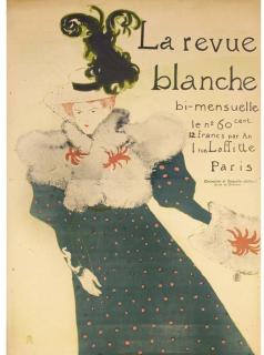 Henri de Toulouse-Lautrec - La Revue Blanche (D. 355; Adr. 130; W. P 16)