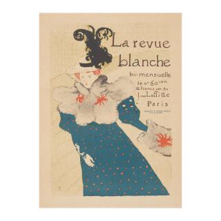 Henri De Toulouse-Lautrec - La Revue Blanche, pl. 82, from Les Maîtres de l\'Affiche