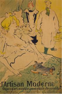 Henri de Toulouse-Lautrec - L\'Artisane Moderne (Delteil 350; Adriani 59; Wittrock P24)