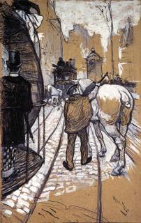 Henri De Toulouse-Lautrec - Le côtier de la compagnie des omnibus