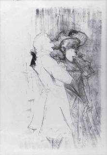 Henri De Toulouse-Lautrec - Lender Et Auguez Dans \'La Chanson De Fortunio\'