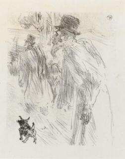 Henri De Toulouse-Lautrec - Les Juifs polonais, Carlsbad (D. 240, W. 193; Adr. 218)
