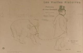 Henri de Toulouse-Lautrec - Les Vieilles Histoires, Couverture-Frontispiece