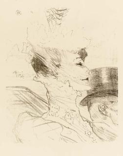 Henri De Toulouse-Lautrec - Louise Balthy, from Portraits d\'Acteurs & d\'Actrices (D. 157; W. 256; Adr. 267)