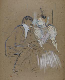 Henri De Toulouse-Lautrec - Lucien Guitry Et Jeanne Grânier