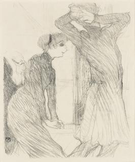 Henri de Toulouse-Lautrec - Lugné-Poé et Bady, from Au-dessus des Forces Humaines