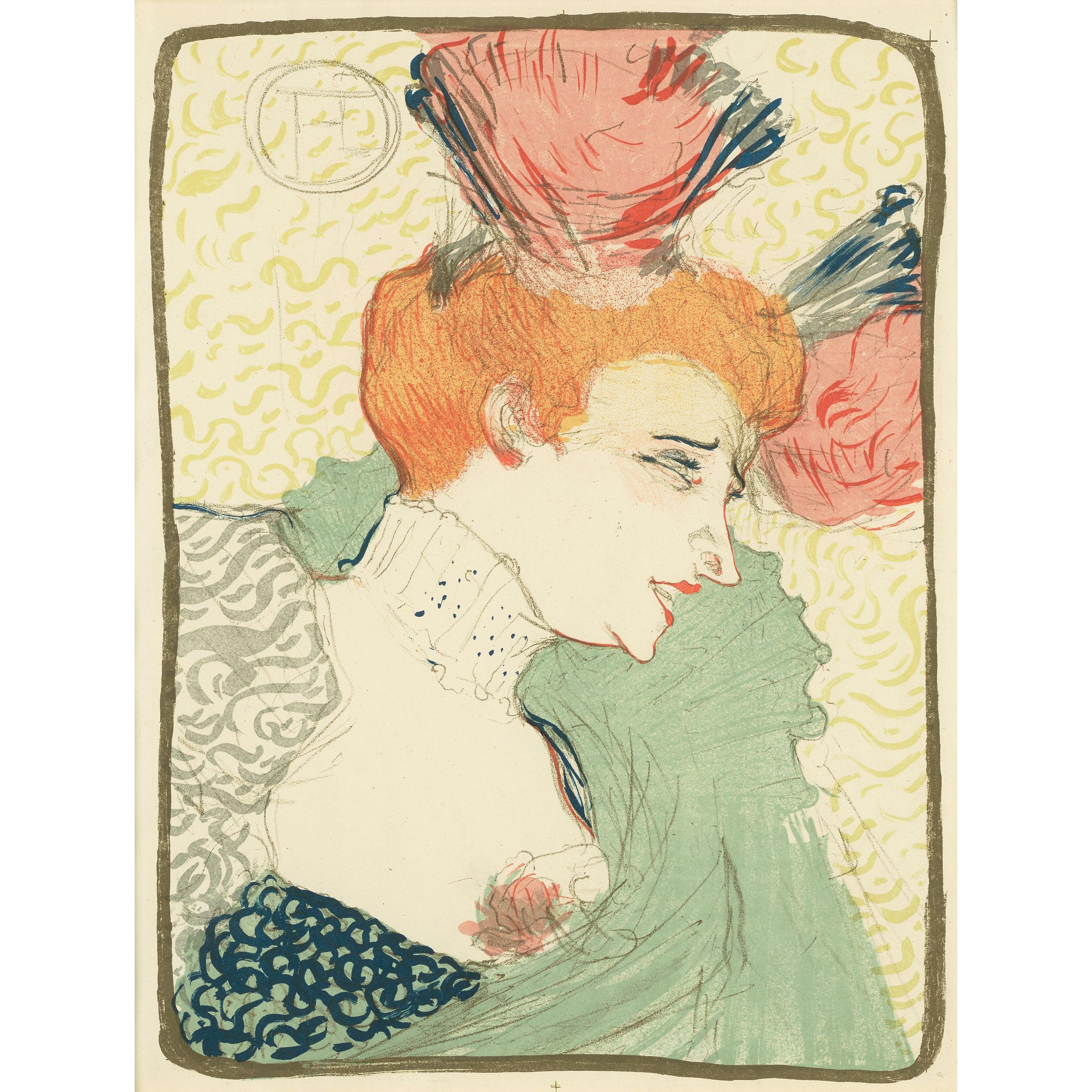 Henri de Toulouse-Lautrec - Mademoiselle Marcelle Lender, en buste (Bust of Mademoiselle Marcelle Lender)
