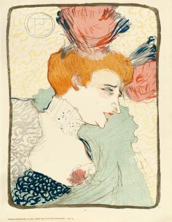 Henri de Toulouse-Lautrec - Mademoiselle Marcelle Lender, en buste