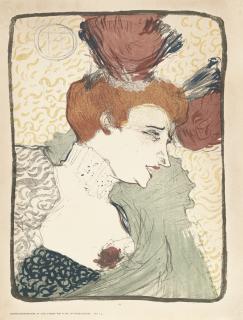 Henri de Toulouse-Lautrec - Mademoiselle Marcelle Lender, en buste