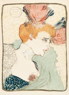 Henri de Toulouse-Lautrec - Mademoiselle Marcelle Lender, en buste