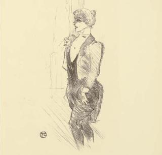 Henri de Toulouse-Lautrec - Mary Hamilton (D. 175; W. 67; Adr. 142)