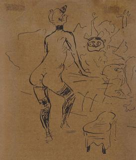 Henri De Toulouse-Lautrec - Maurice Guibert Au Lit