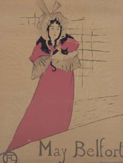 Henri de Toulouse-Lautrec - May Belfort (D. 354; W. P14; Adr. 116)