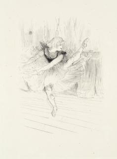 Henri De Toulouse-Lautrec - Miss Ida Heath, Danseuse Anglaise, from \'Douze Lithographies\'