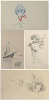 Henri De Toulouse-Lautrec - Petit album relié en rouge