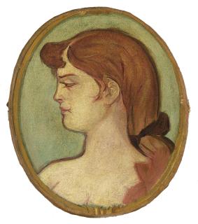 Henri de Toulouse-Lautrec - Portrait de femme de la maison de la Rue d\'Amboise
