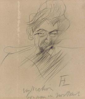 Henri de Toulouse-Lautrec - Portrait d\'homme