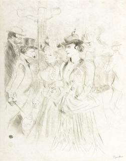 Henri de Toulouse-Lautrec - Promenoir (D. 290; W. 307; Adr. 309)