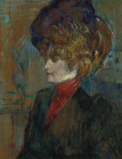 Henri de Toulouse-Lautrec - Tête De Lady Anglaise