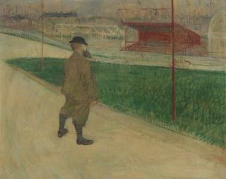 Henri De Toulouse-Lautrec - Tristan Bernard au Vélodrome Buffalo