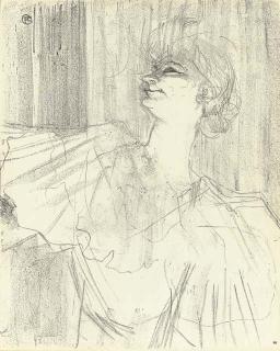 Henri De Toulouse-Lautrec - Yvette Guilbert - A Menilmontant De Bruant (W. 275; D. 225; A. 311)