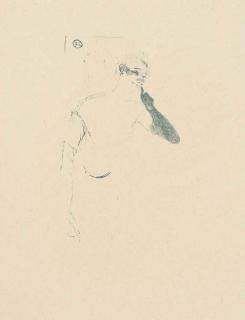 Henri de Toulouse-Lautrec - Yvette Guilbert dans Colombine á Pierrot (Wittrock 68)