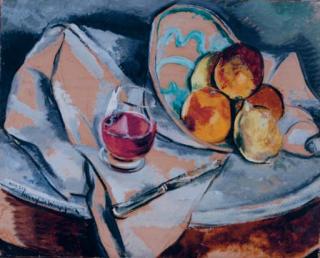Henri de Waroquier - Nature morte, oranges et citrons