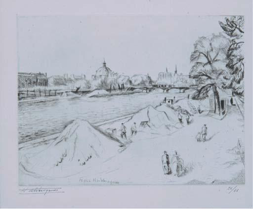 Henri de Waroquier - Rives de La Seine